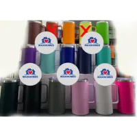 Paquete de 10 Tarros genérico 24 oz con agarradera colores Paquete de 10 Tarros genérico 24 oz con agarradera colores