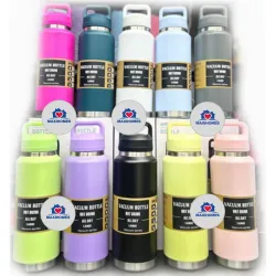 Paquete de 10 Termos ánfora f13 tapa con agarradera 40 oz