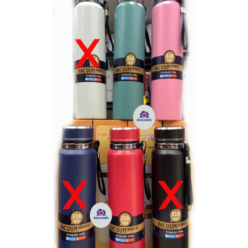 Paquete de 10 Termos ejecutivo vacuum sports 1000 ml