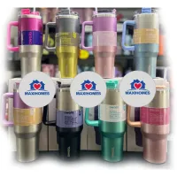 Paquete de 10 Termos owala brillante con agarradera 40 oz Paquete de 10 Termos owala brillante con agarradera 40 oz