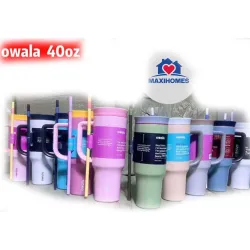 Paquete de 10 Termos owala con agarraderas 40 oz