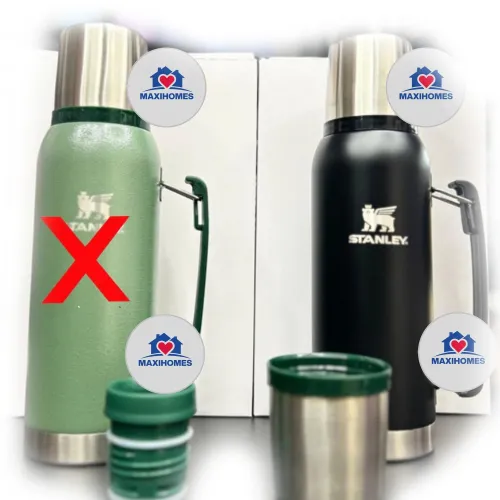 Paquete de 10 Termos Stanley camping con agarradera 1 litro