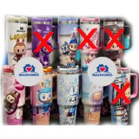 Paquete de 10 Termos Stanley labubu 3 con agarraderas 40 oz