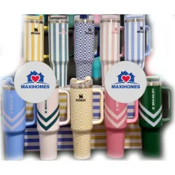 Paquete de 10 Termos Stanley minimalista con agarradera 40 oz