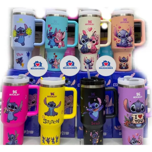 Paquete de 10 Termos Stanley stitch con agarradera 40 oz