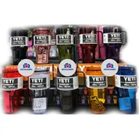 Paquete de 10 Termos yeti acrílico con agarradera 30 oz