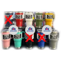 Paquete de 10 Termos yeti con agarradera 30 oz