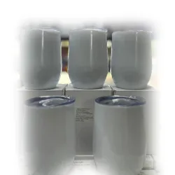 Paquete de 10 Whiskeros blanco